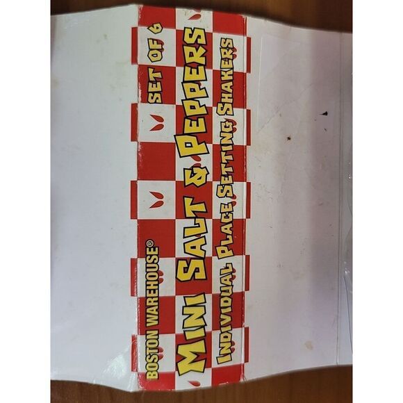 Salt & Pepper Shaker Set Hamburger & Hotdog Boston Warehouse #A31 - Picture 3 of 6